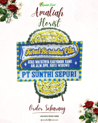 Papan Bunga Duka di Batang Kabung
